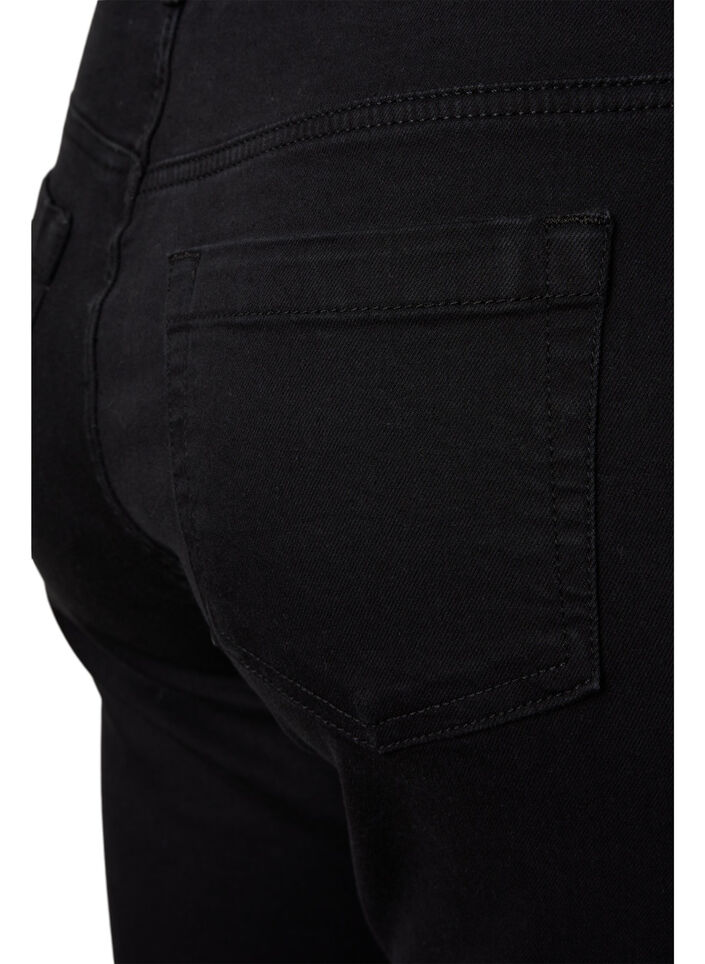  Jeansy typu bootcut Ellen z wysoka talia, Czarne, Packshot image number 3