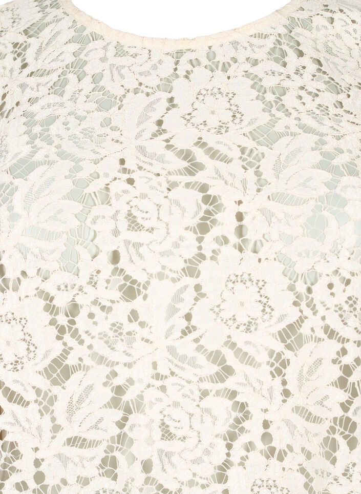 Flash - Koronkowa bluzka z dlugim rekawem, Birch, Packshot image number 2