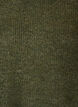 Prazkowany sweter z rekawami 3/4, Zielony, Packshot image number 2