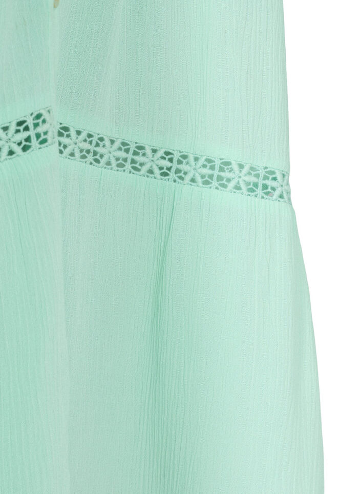 Beach tunic with off-shoulder, Brook Green, Packshot image number 3