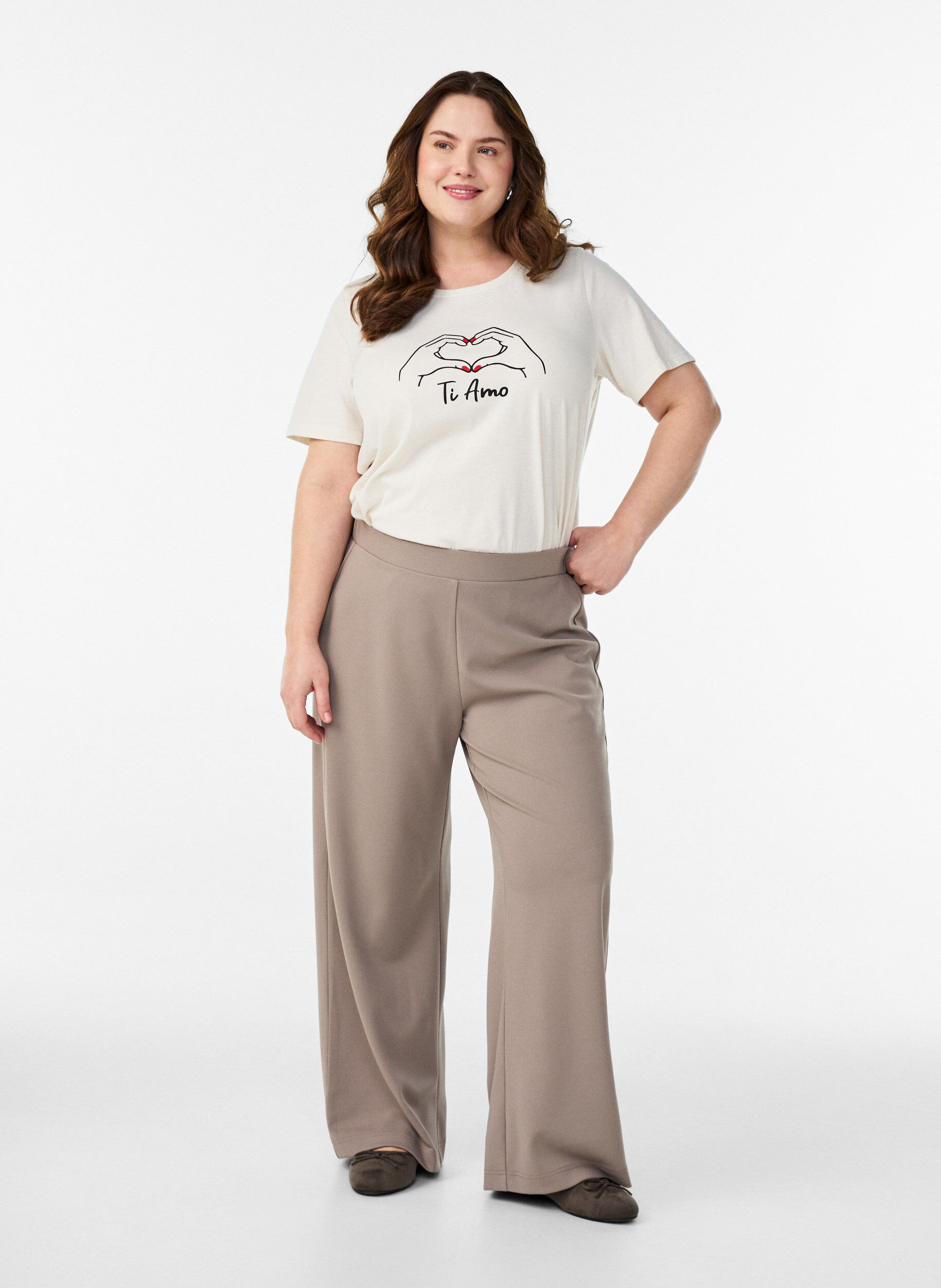 ZizziKoszulka z nadrukiem, Biały, Model image number 1