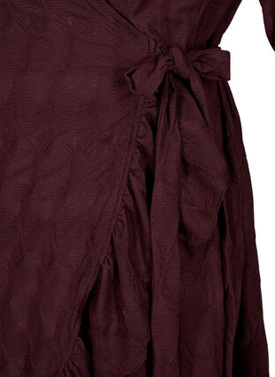 Flash - Kopertowa sukienka z rekawem 3/4, Fudge, Packshot image number 3