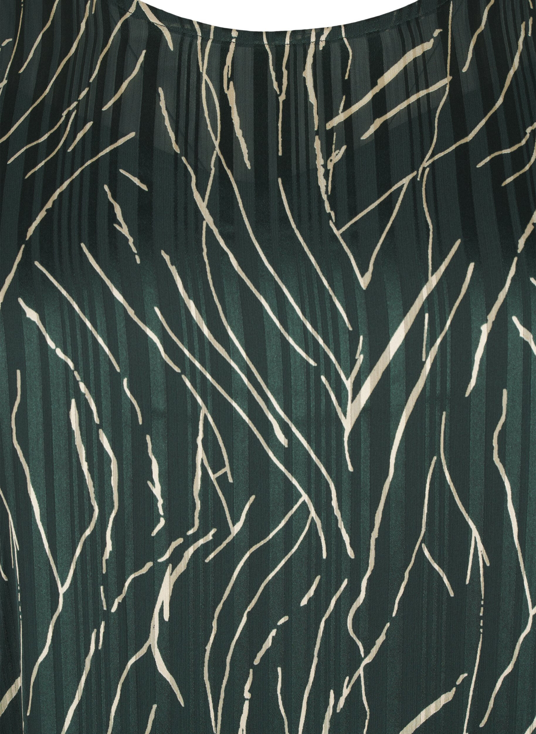 Zizzi Kr&oacute;tka sukienka z nadrukiem i okraglym dekoltem, Scarab Safari AOP, Packshot image number 2