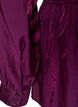 Blyszczaca bluzka z wiskozy z efektem peplum, Fioletowy, Packshot image number 3