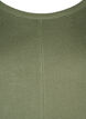 Dzianinowa tunika z mieszanki wiskozy, Oil Green, Packshot image number 2
