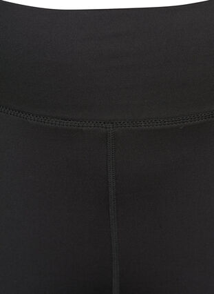 Treningowe spodnie capri o obcislym kroju, Black, Packshot image number 2