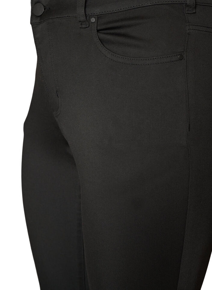 Jeansy Emily Stay Black z normalna talia, Czarne, Packshot image number 2