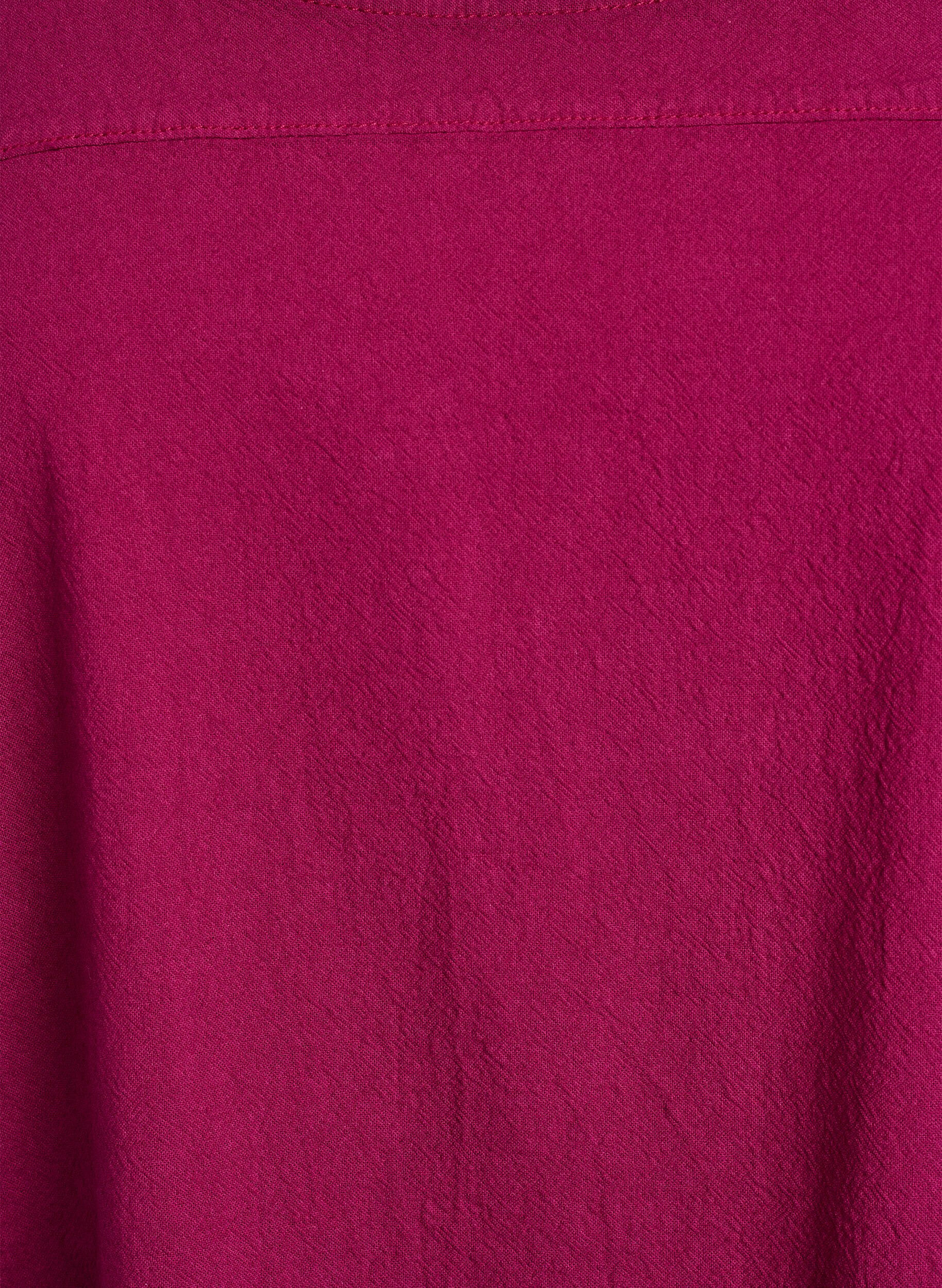 Zizzi Bawelniana sukienka z kr&oacute;tkim rekawem, Czerwony, Packshot image number 2