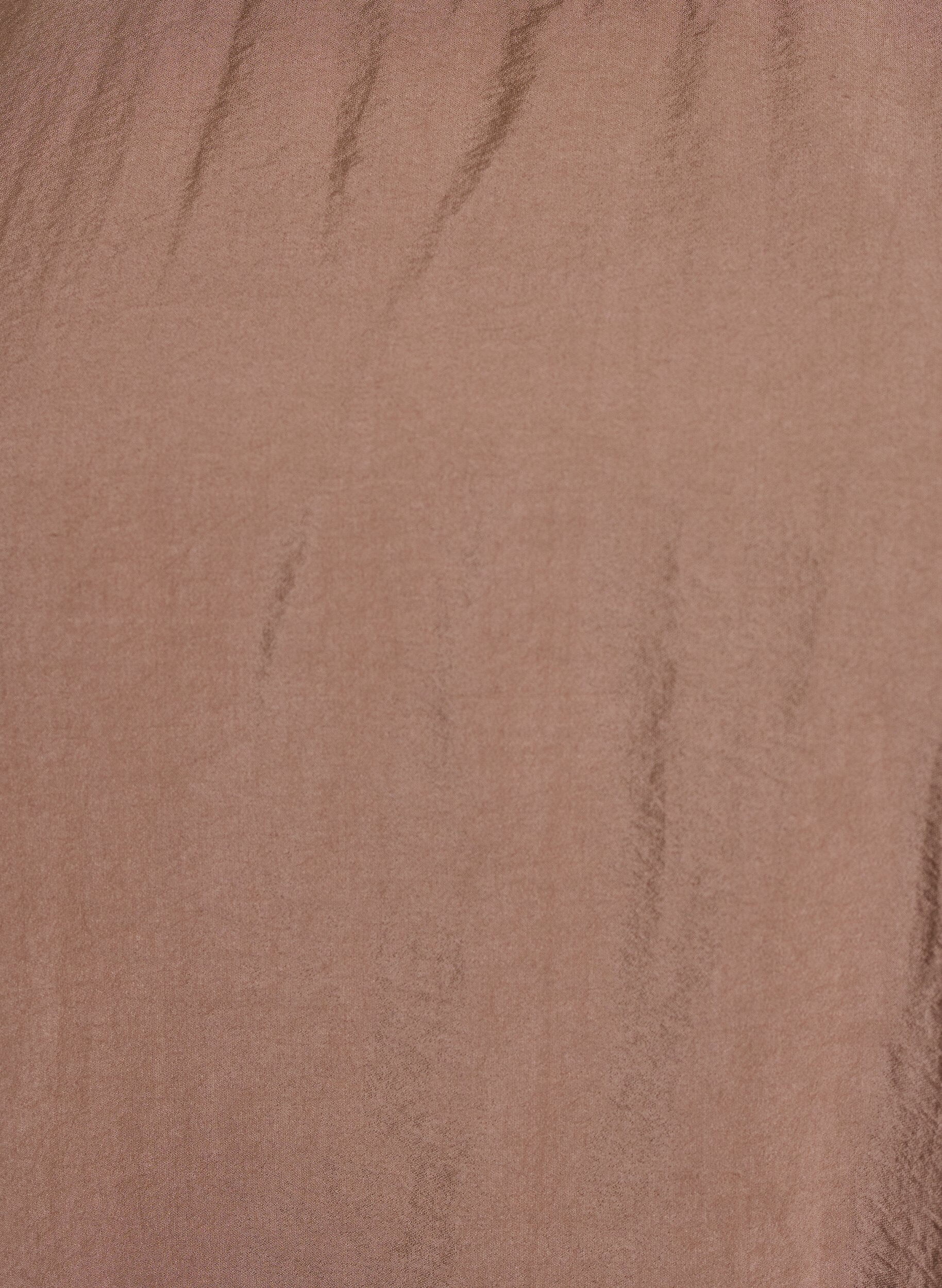 Zizzi Balonowa sukienka do kolan z kieszeniami, Brązowy, Packshot image number 2