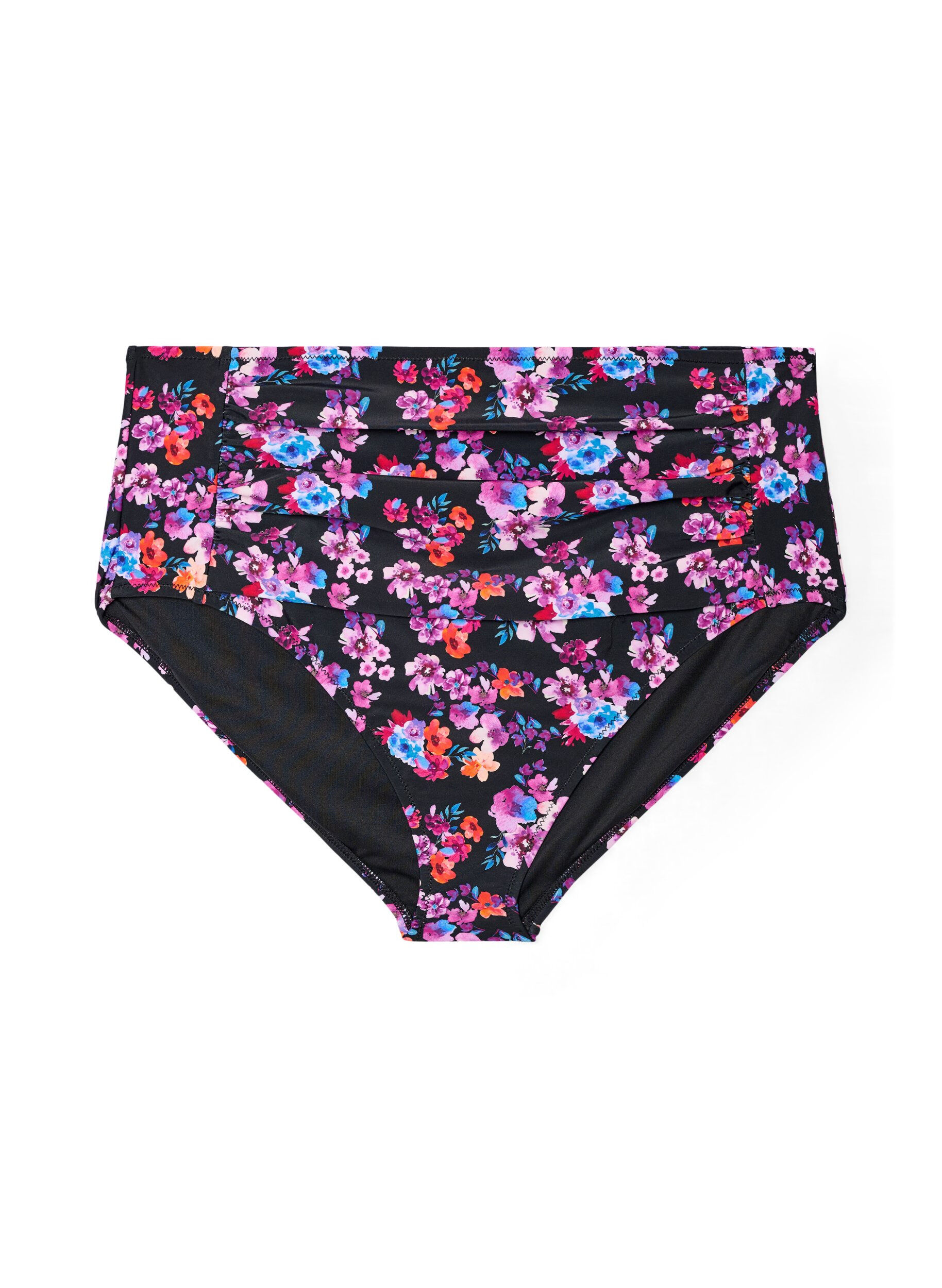 Wzorzyste doly bikini z wysokim stanem