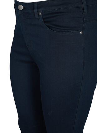 Super waskie jeansy Amy z wysokim stanem, Unwashed, Packshot image number 2