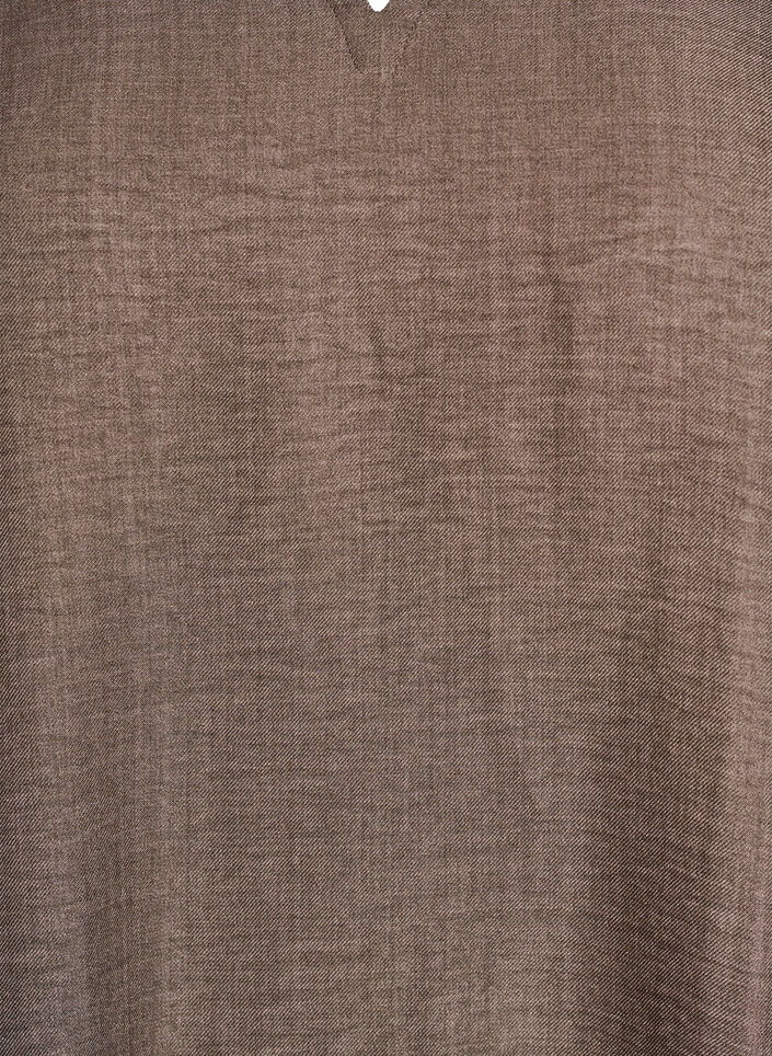 Tunika z okraglym dekoltem, Brązowy, Packshot image number 2