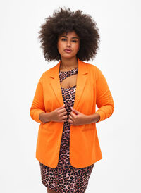 Blezer z kieszeniami, Vibrant Orange, Model