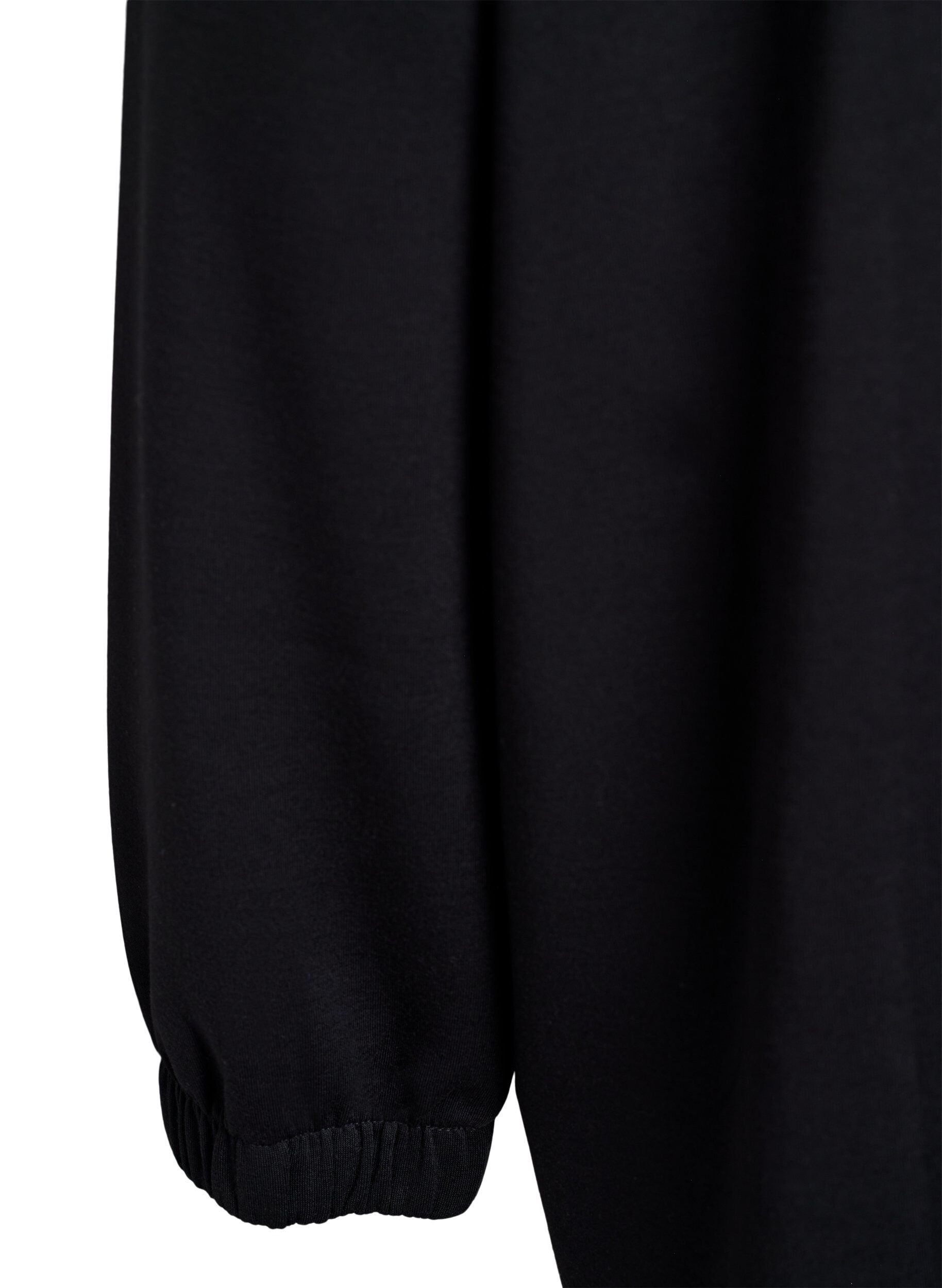 Zizzi Trapezowa sukienka z golfem, Czarne, Packshot image number 3