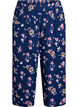 Spodnie culotte z nadrukiem, Niebieskie, Packshot image number 0