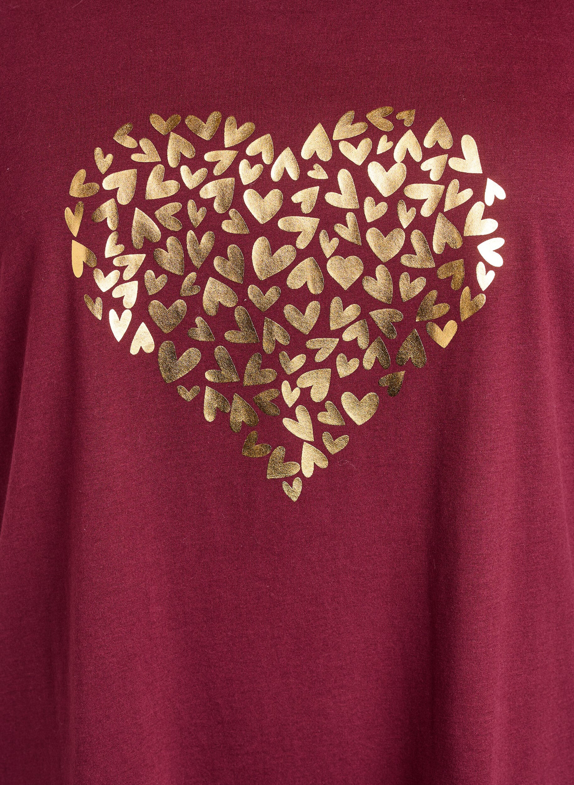 Zizzi FLASH - T-shirt z nadrukiem, Czerwony, Packshot image number 2