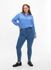 FLASH – jeansy o bardzo waskim kroju, Light Blue, Model