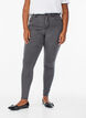 Jeansy super slim z wysokim stanem Amy, Szary, Model image number 2