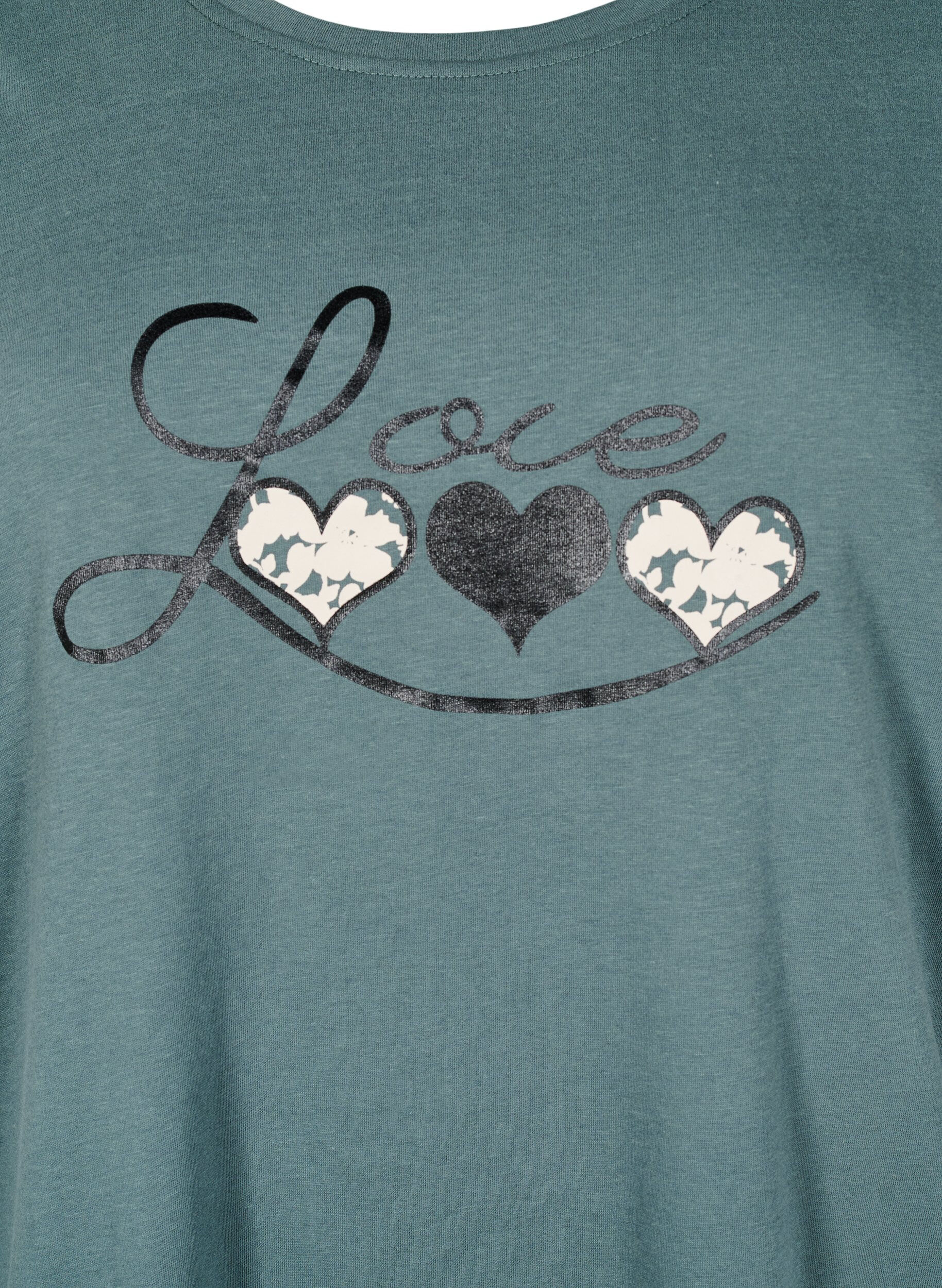 Zizzi FLASH - T-shirt z nadrukiem, Zielony, Packshot image number 2