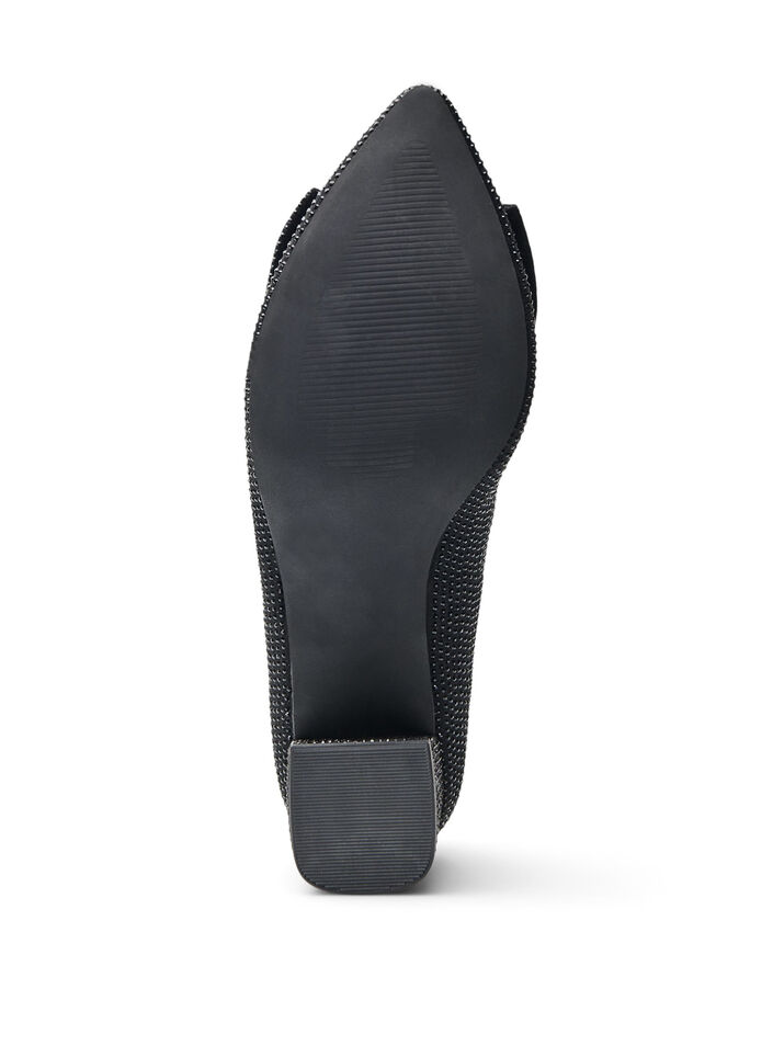 Cz&oacute;lenka z kokardka i dzetami, Czarne, Packshot