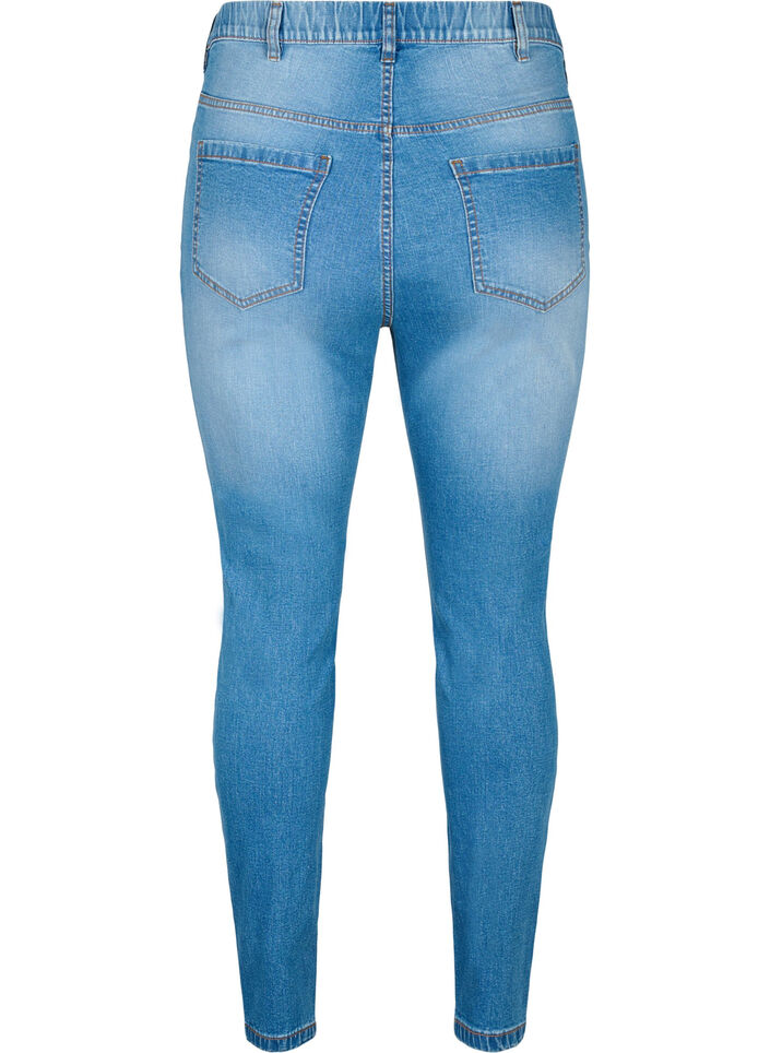 Jegginsy z tylnymi kieszeniami, Blue denim, Packshot image number 1
