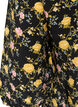 Bluzka z wiskozy w krate z 3/4-sleeves, Czarne, Packshot image number 3