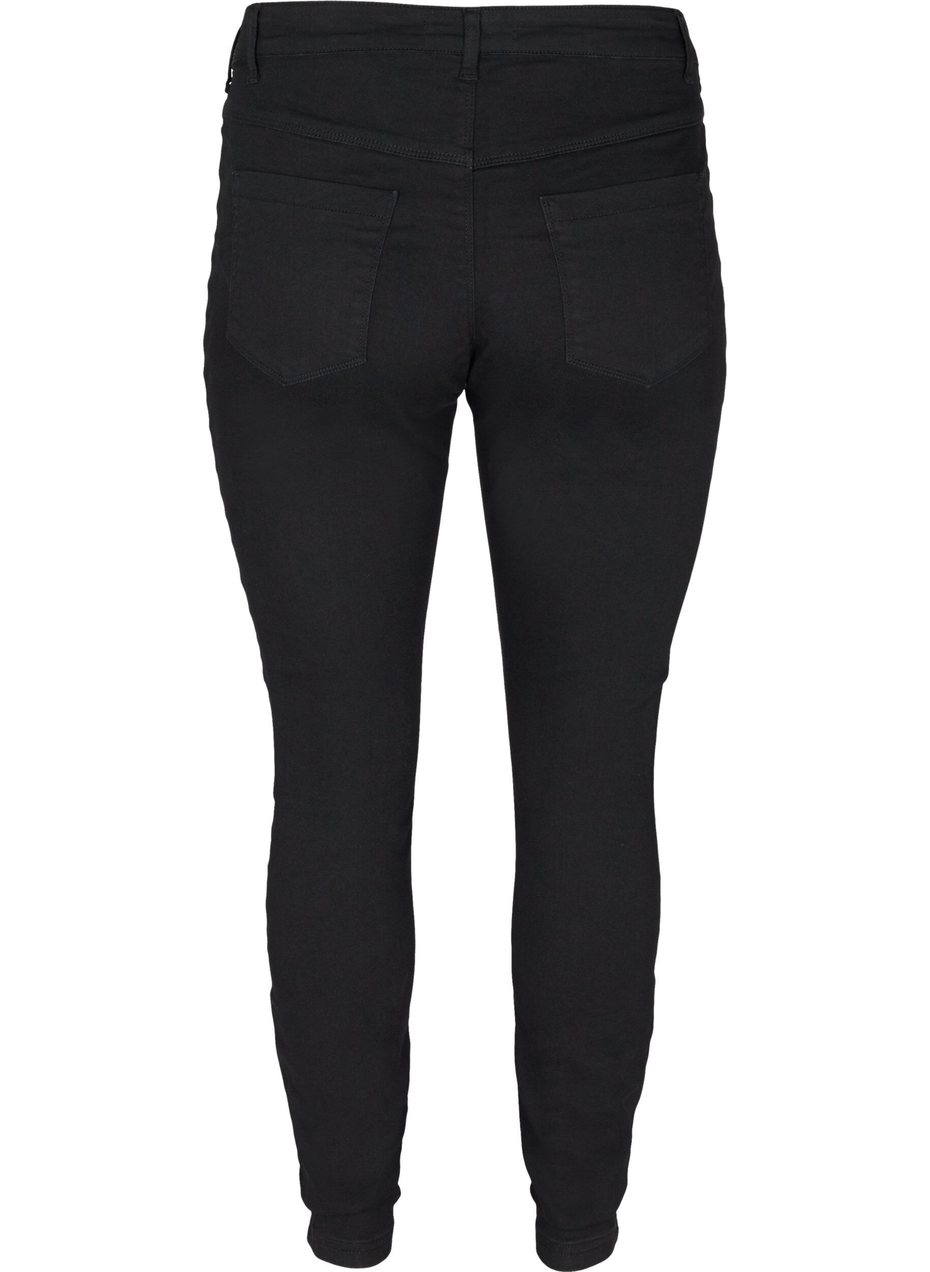 ZizziJegginsy z mieszanki bawelny, Black, Packshot image number 1
