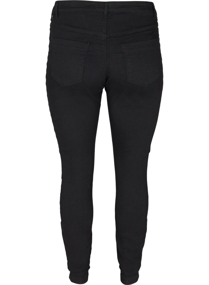 Jegginsy z mieszanki bawelny, Black, Packshot image number 1