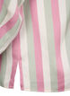 Satynowa koszula w paski z kolnierzykiem, Rose Stripe, Packshot image number 4