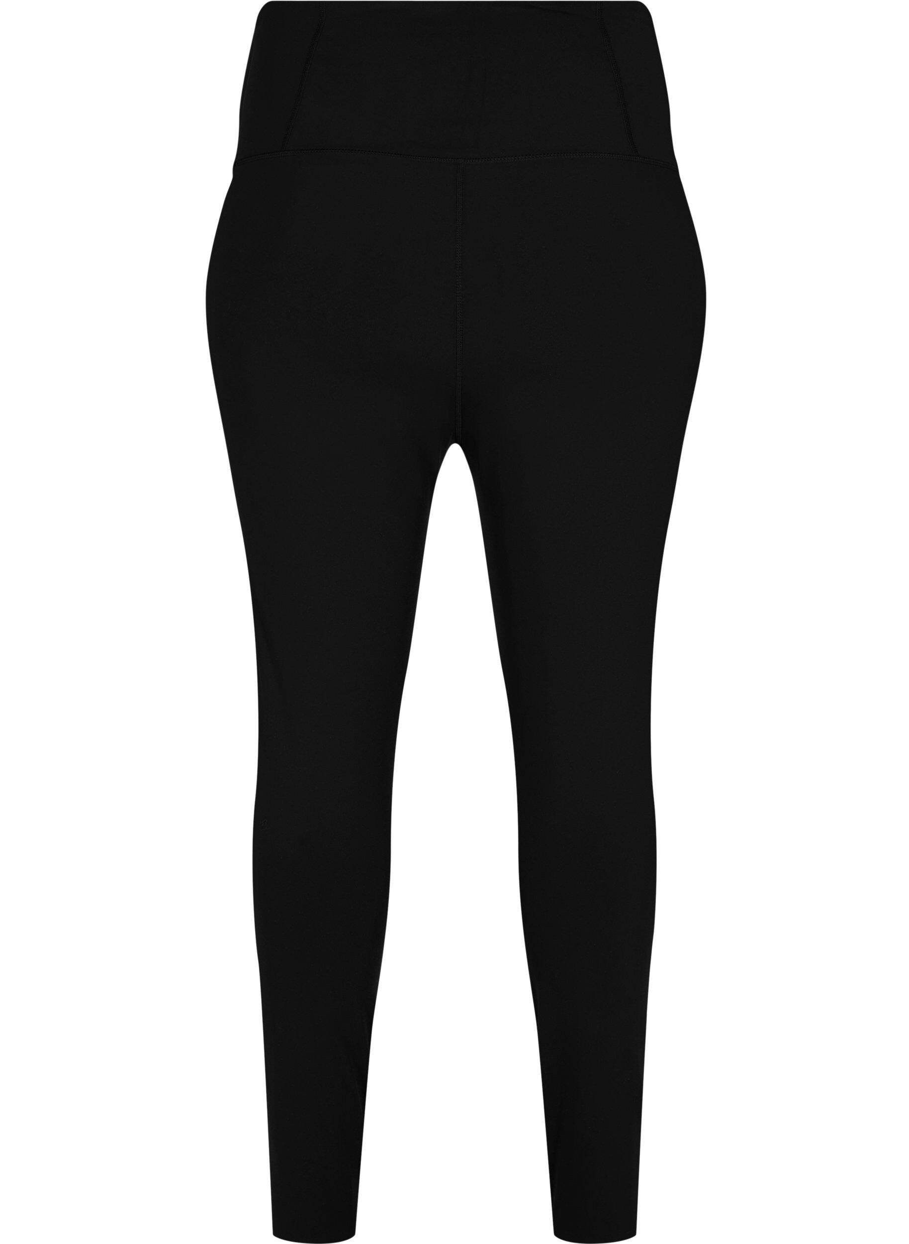 Zizzi CORE, SUPER TENSION TIGHTS &ndash; Legginsy z kieszenia wewnetrzna, Czarne, Packshot image number 1