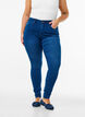 Super waskie jeansy Amy z wysokim stanem, Blue Denim, Model image number 2