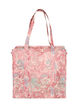Torba na zakupy z suwakiem, R&oacute;żowy, Packshot image number 0