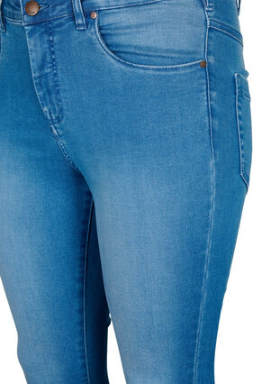 Super waskie jeansy Amy z wysokim stanem, Light blue, Packshot image number 2