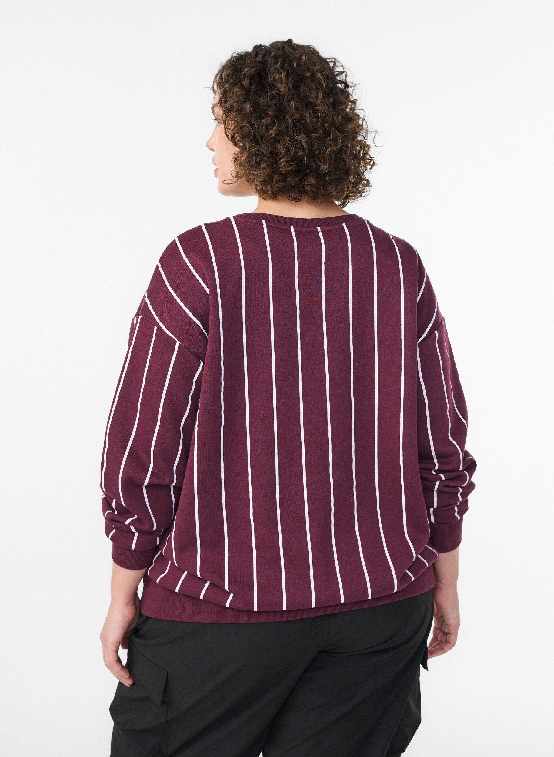 Zizzi Bluza z nadrukiem z napisem, Czerwony, Model image number 2