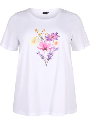 Koszulki z motywem kwiatowym, Bright W. w. Flower, Packshot image number 0