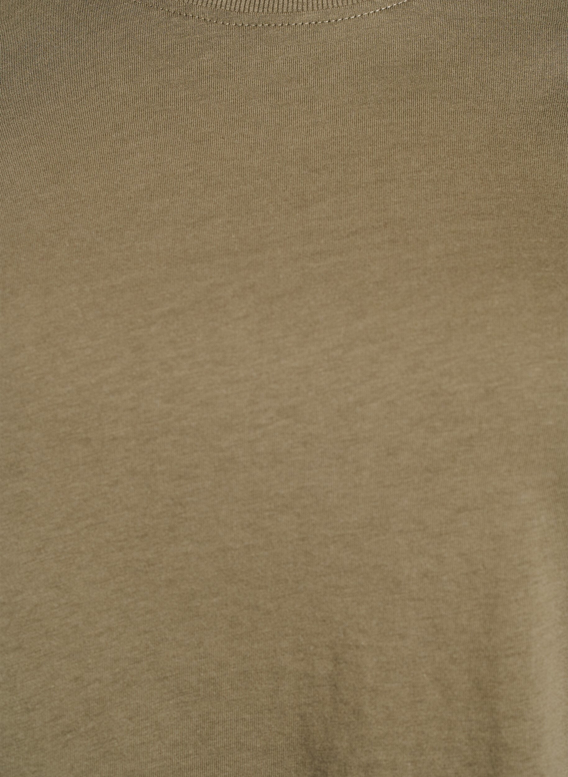 Zizzi Podstawowa koszulka bawelniana z okraglym dekoltem, Zielony, Packshot image number 2