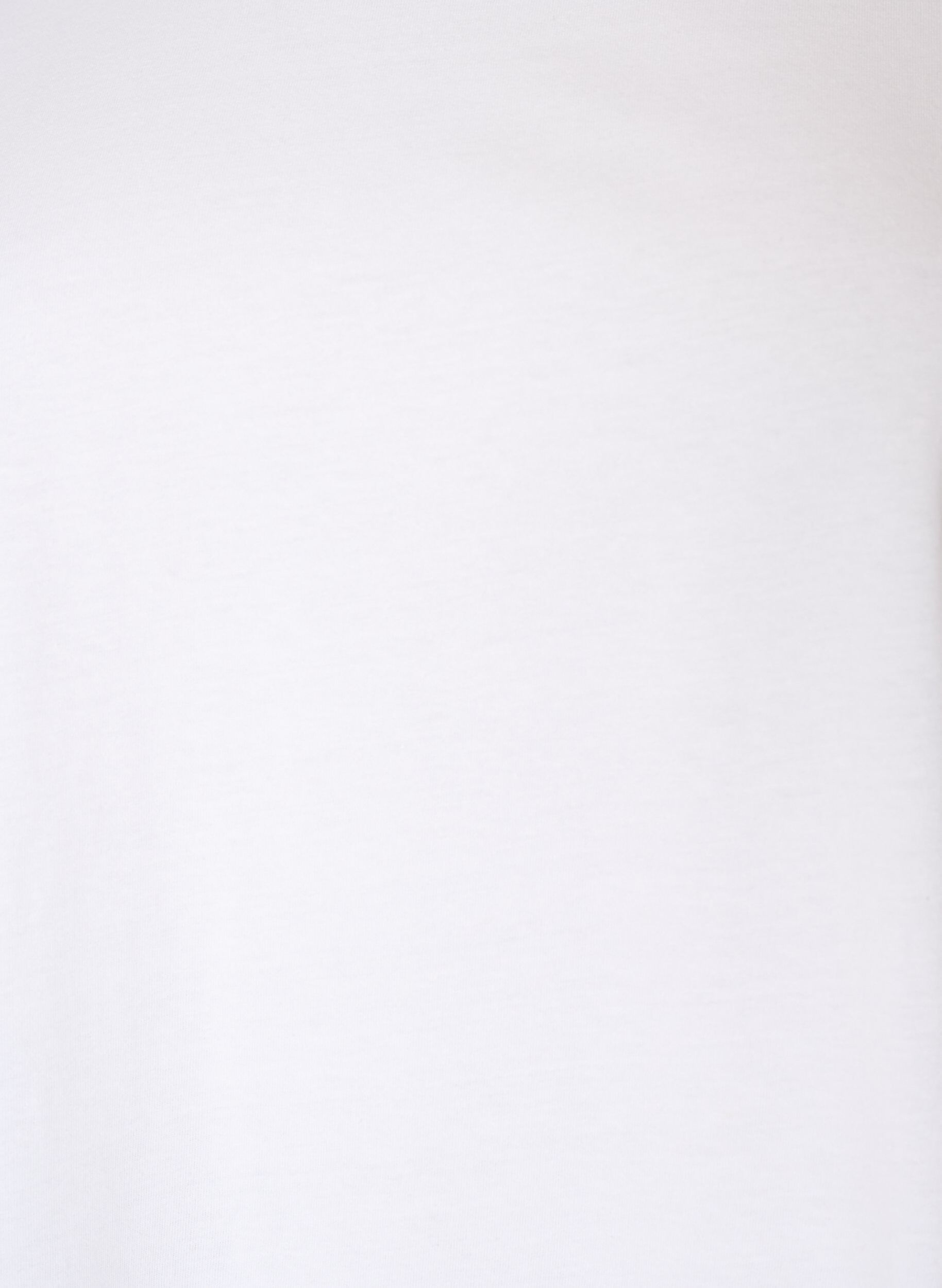 ZizziBawelniany T-shirt z szydelkowym detalem, Biały, Packshot image number 2