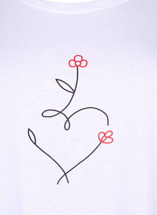 FLASH – koszulka z motywem, Bright White Heart, Packshot image number 2