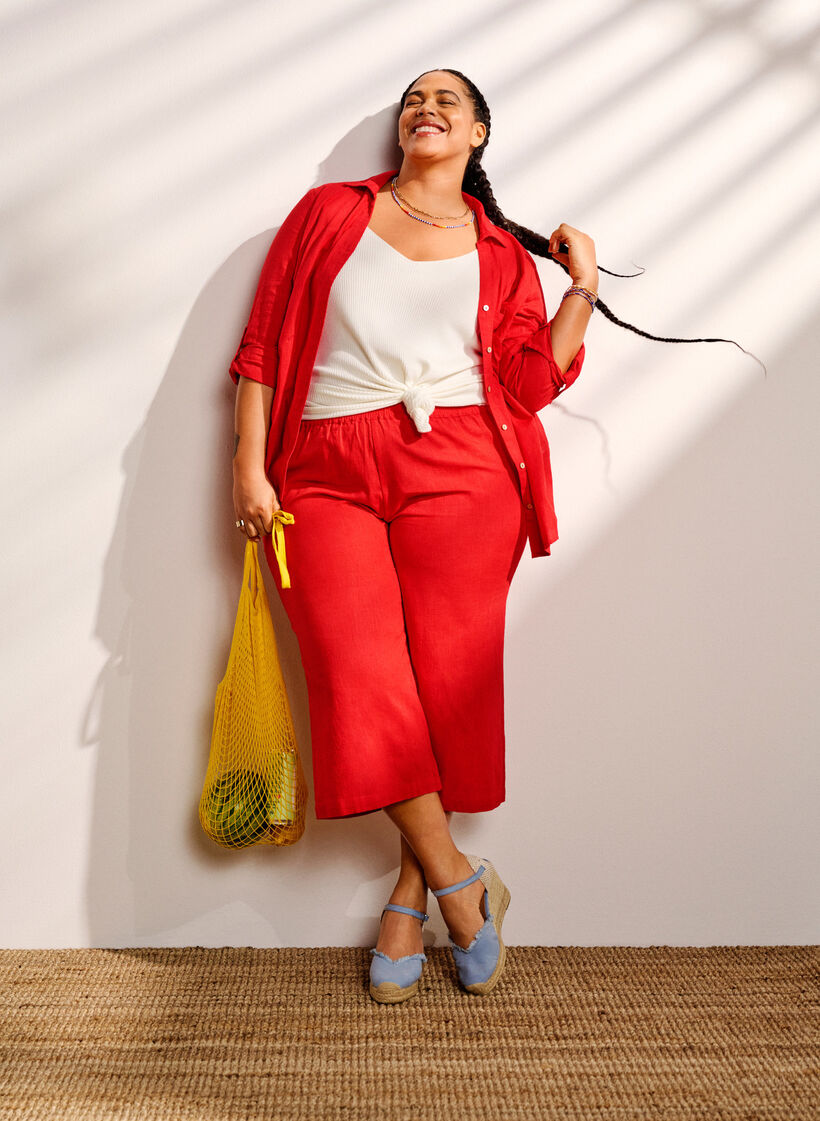 Koszula zapinana na guziki, Hibiscus, Image image number 0