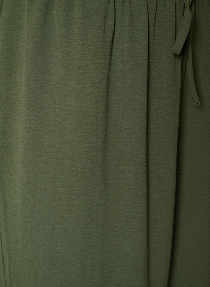 Spodnie balonowe na wysoka talie, Zielony, Packshot image number 2