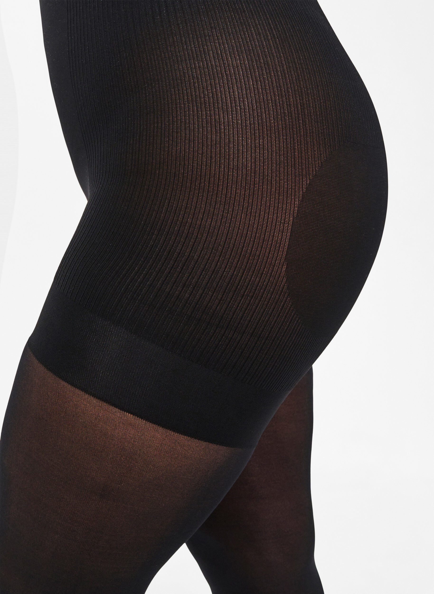 ZizziRajstopy 40 den z efektem push-up, Czarne, Model image number 2