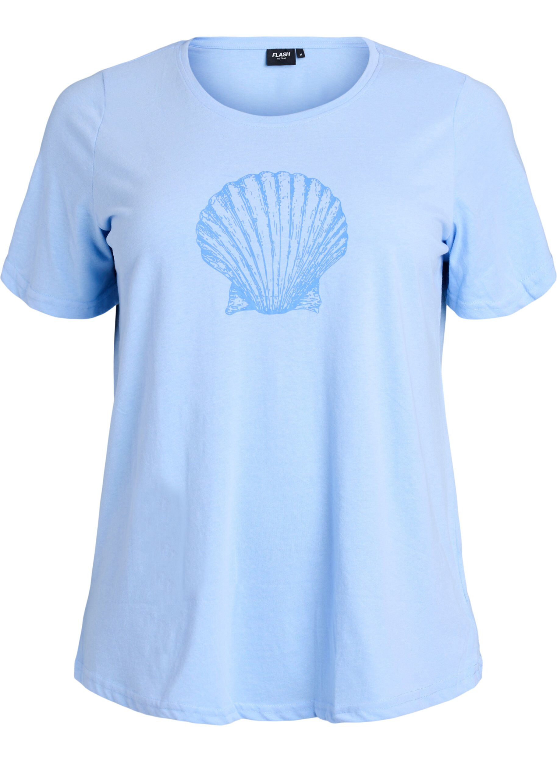 Zizzi FLASH - T-shirt z nadrukiem, Niebieskie, Packshot image number 0