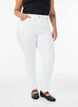 Jeansy super slim z wysokim stanem Amy, Biały, Model image number 2