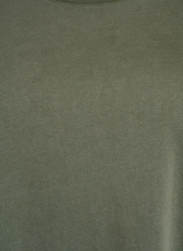 Krótka trapezówka o spranym wygladzie, Zielony, Packshot image number 2