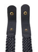 Elastyczny pleciony pasek, Czarne, Packshot image number 3