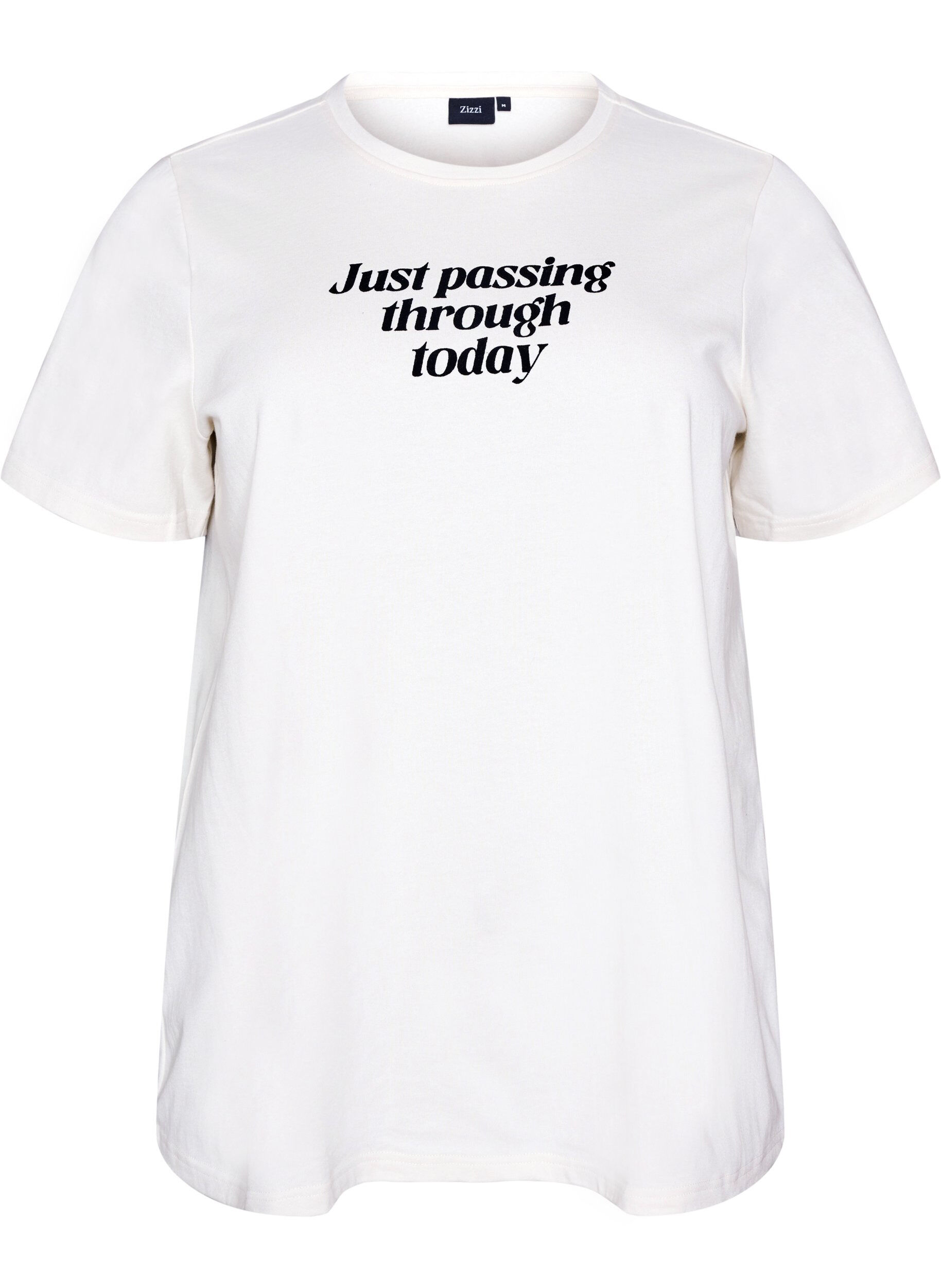 Bawelniany T-shirt z napisem
