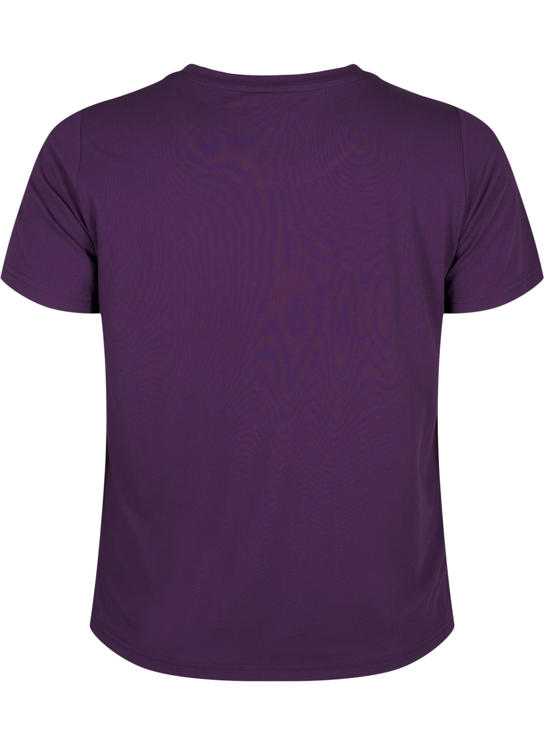 Zizzi T-shirt treningowy o&nbsp;dopasowanym kroju z&nbsp;okraglym dekoltem, Purple Pennant, Packshot image number 1