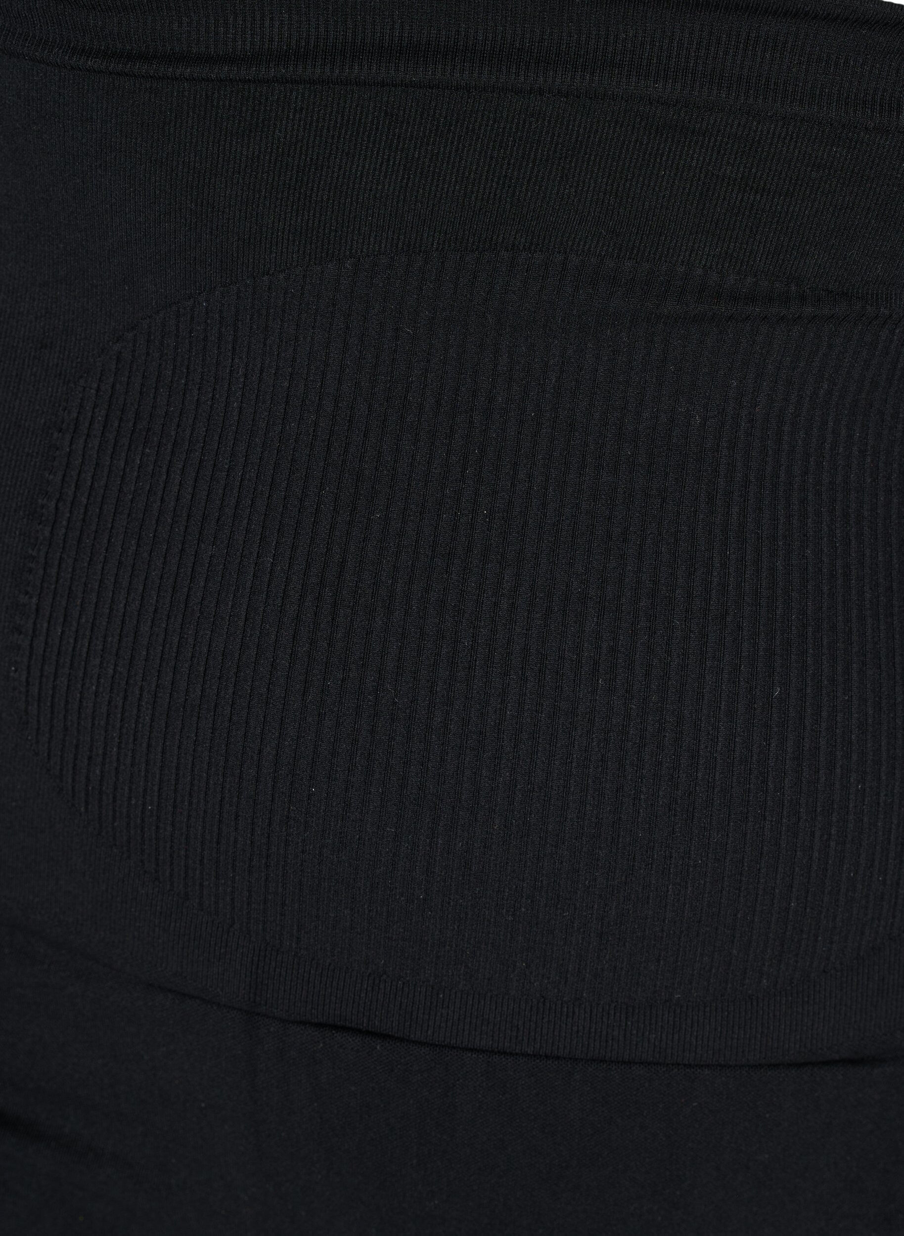 Zizzi High-waisted shapewear g-string, Black, Packshot image number 2