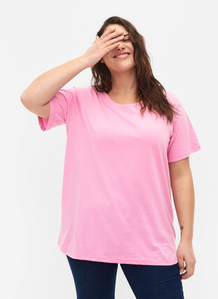 Flash - koszulka z okraglym dekoltem, Begonia Pink, Model image number 0