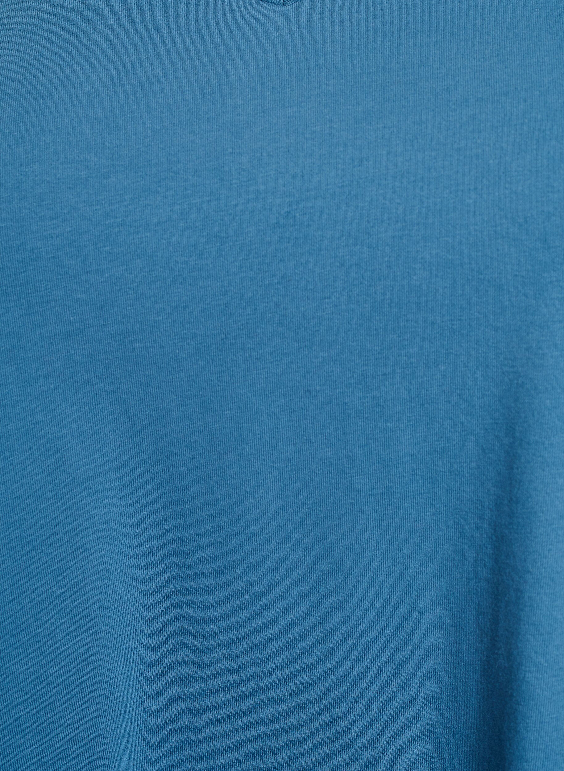 ZizziBawelniana koszulka w jednolitym kolorze, Szary, Packshot image number 2